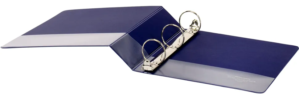 Office Depot® Brand Durable View 3-Ring Binder, 2" Round Rings, Blue