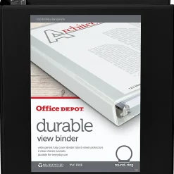 Office Depot® Brand Durable View 3-Ring Binder, 1