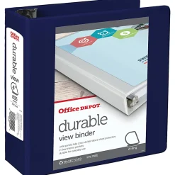 Office Depot® Brand Durable View 3-Ring Binder, 4