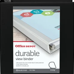 Office Depot® Brand Durable View Slant-Ring 3-Ring Binder, 2