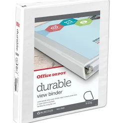 Office Depot® Brand Durable View Slant-Ring 3-Ring Binder, 1