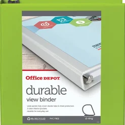 Office Depot® Brand Durable View 3-Ring Binder, 2