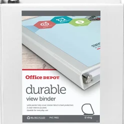 Office Depot® Brand Durable View 3-Ring Binder, 2