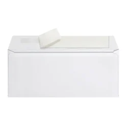 Office Depot® Brand Envelopes, 4-1/8" x 9-1/2", Clean Seal, White, Box Of 500