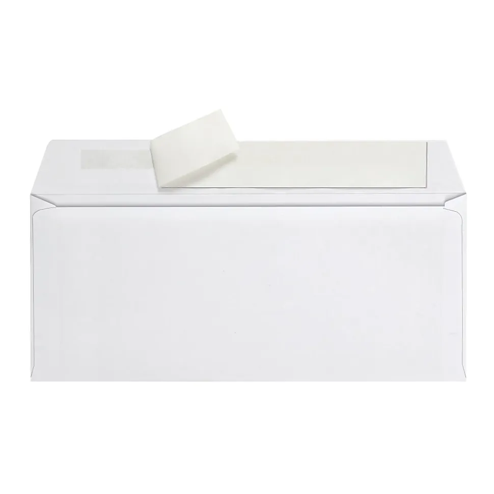 Office Depot® Brand Envelopes, 4-1/8" x 9-1/2", Clean Seal, White, Box Of 500