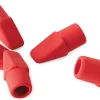 Office Depot® Brand Eraser Caps, Red, Box Of 144