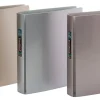 Office Depot® Brand Everbind Fashion 3-Ring Binder, 1 1/2" Round Rings, Assorted Metallic Colors, Pack Of 12