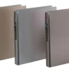 Office Depot® Brand Everbind Fashion 3-Ring Binder, 1" Round Rings, Assorted Metallic Colors, Pack Of 12