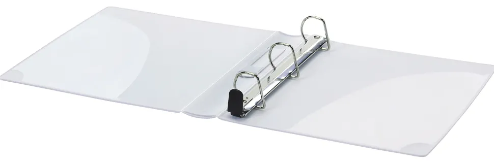 Office Depot® Brand EverBind™ View 3-Ring Binder, 1 1/2" D-Rings, White
