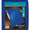 Office Depot® Brand EverBind™ View 3-Ring Binder, 1" D-Rings, Blue