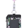 Office Depot® Brand Fashion Badge Holder With Clip Reel, 3-1/2" x 2-1/2", Palms