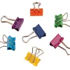 Office Depot® Brand Fashion Binder Clips, 1/2", Assorted Colors, Pack Of 60