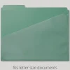 Office Depot® Brand Fashion File Folders With Slash Pocket, 1/3 Cut, Letter Size, Urban Utility, Pack Of 3 Folders