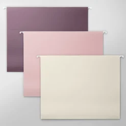 Office Depot® Brand Fashion Hanging File Folders, Letter Size, Plum & Blush, Total Qty 6
