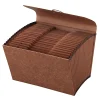 Office Depot® Brand Faux Leather Expanding File, A-Z, 21 Pockets, Legal Size (8-1/2" x 14"), 1" Expansion, Red-Brown