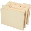 Office Depot® Brand File Folders, 1/3 Cut, Letter Size, 30% Recycled, Manila, Pack Of 100 Folders