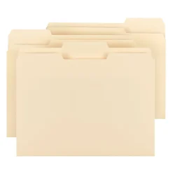 Office Depot® Brand File Folders, 1/3 Cut, Letter Size, Manila, Pack Of 250