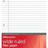 Office Depot® Brand Filler Paper, Wide Ruled, 92 Brightness, 16 Lb, Pack Of 100 Sheets