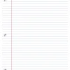 Office Depot® Brand Filler Paper, College Ruled, 92 Brightness, 16 Lb, Pack Of 100 Sheets