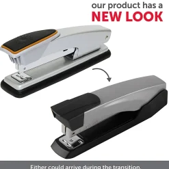 Office DepotĀ® Brand Full-Strip Metal Desktop Stapler, 25 Sheets Capacity, Silver