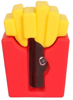 Office DepotĀ® Brand Fun Shaped 1-Hole Manual Pencil Sharpener, French Fries
