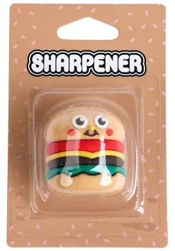 Office Depot® Brand Fun Shaped 1-Hole Manual Pencil Sharpener, Hamburger