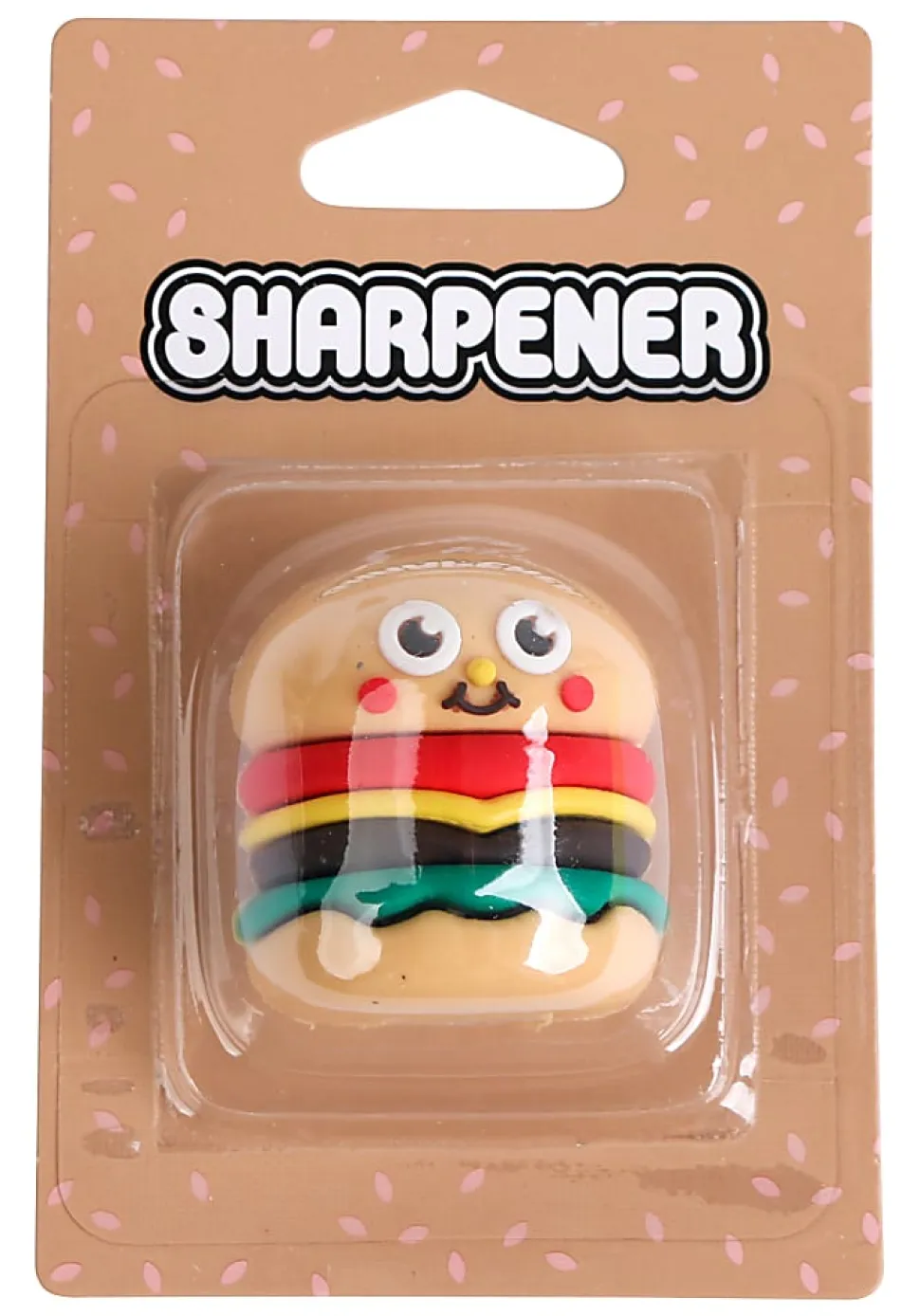 Office Depot® Brand Fun Shaped 1-Hole Manual Pencil Sharpener, Hamburger