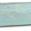 Office Depot® Brand Glitter Pencil Pouch, 2-2/5" x 8-7/10", Mint Glitter