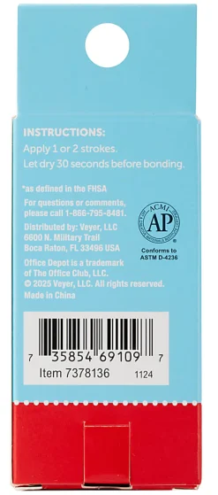 Office DepotĀ® Brand Glue Sticks, 0.32 Oz, Clear, Pack Of 2 Glue Sticks