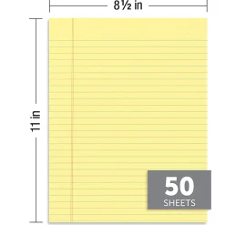 Office Depot® Brand Glue-Top Legal Pads, 8-1/2