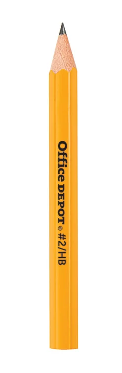 Office DepotĀ® Brand Golf Pencils, Presharpened, #2 Lead, Medium, Pack of 144