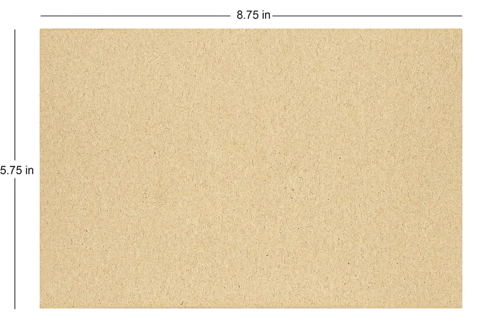 Office Depot® Brand Greeting Card Envelopes, A9, 5-3/4" x 8-3/4", Clean Seal, Brown Kraft, Box Of 25
