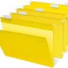 Office Depot® Brand Hanging Folders, Letter Size, Yellow, Box Of 25