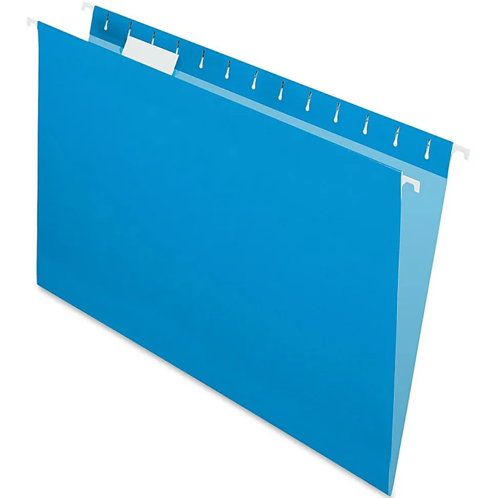Office Depot® Brand Hanging Folders, 15 3/4" x 9 3/8", Legal Size, Blue, Box Of 25