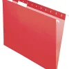 Office Depot® Brand Hanging Folders, Letter Size, Red, Box Of 25