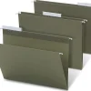 Office Depot® Brand Hanging Folders, 1/3 Cut, Letter Size, 100% Recycled, Green, Pack Of 25