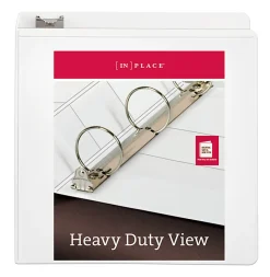 Office Depot® Brand Heavy-Duty Nonstick View 3-Ring Binder, 3