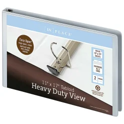 Office DepotĀ® Brand Heavy-Duty View 3-Ring Binder, 1" D-Rings, White