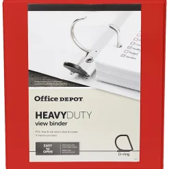 Office Depot® Brand Heavy-Duty View 3-Ring Binder, 1