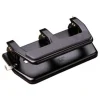 Office Depot® Brand Heavy-Duty 3-Hole Paper Punch, Black