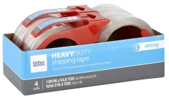 Office Depot® Brand Heavy Duty Shipping Packing Tape With Dispenser, 1.89
