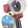 Office Depot® Brand Heavy Duty Shipping Packing Tape With Tape Gun, 1.89" x 70.8 Yd, Crystal Clear, Pack Of 2 Rolls