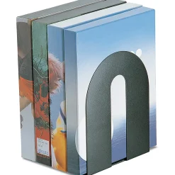 Office Depot® Brand Heavy-Duty Bookends, 10"H x 8"W x 8"D, Black, Set Of 2