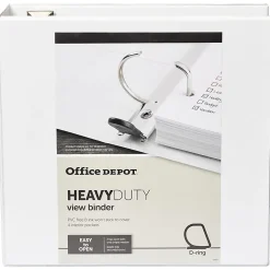 Office Depot® Brand Heavy-Duty View 3-Ring Binder, 4