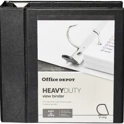 Office Depot® Brand Heavy-Duty View 3-Ring Binder, 5