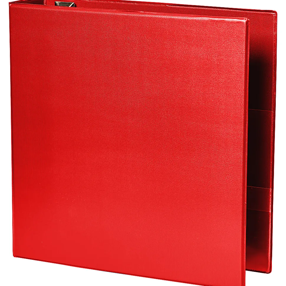 Office Depot® Brand Heavy-Duty 3-Ring Binder, 2" D-Rings, Red