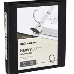 Office Depot® Brand Heavy-Duty View 3-Ring Binder, 1