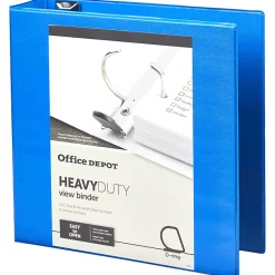 Office Depot® Brand Heavy-Duty View 3-Ring Binder, 4