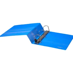 Office Depot® Brand Heavy-Duty View 3-Ring Binder, 3" D-Rings, Blue