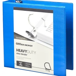 Office Depot® Brand Heavy-Duty View 3-Ring Binder, 3